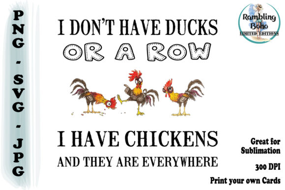 Chickens Are Everywhere Quote Graphics