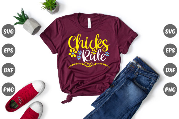 Easter Quote, Chicks Rule Graphics