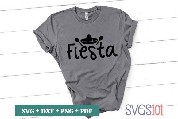 Fiesta Quote Graphics for T-Shirt Designs