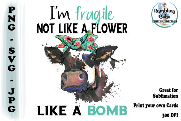 Fragile Like a Bomb Quote Graphics