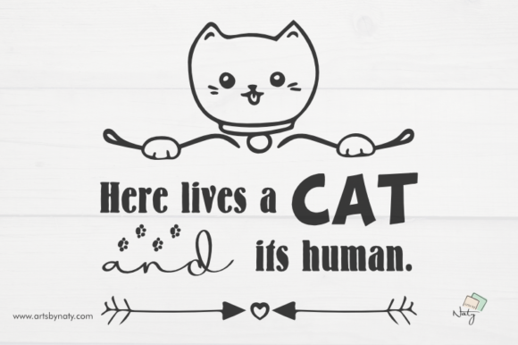 Fun Cat Quote Printable Illustration