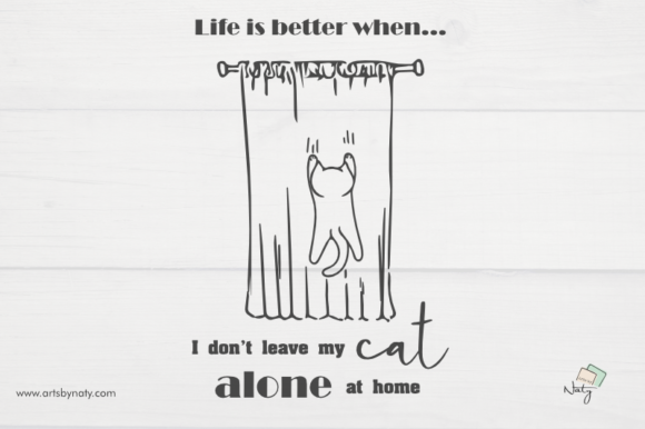 Funny Cat Quote Printable Clipart Graphics