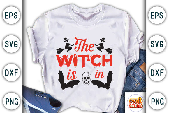 Halloween Quote Design, the Witch is in
