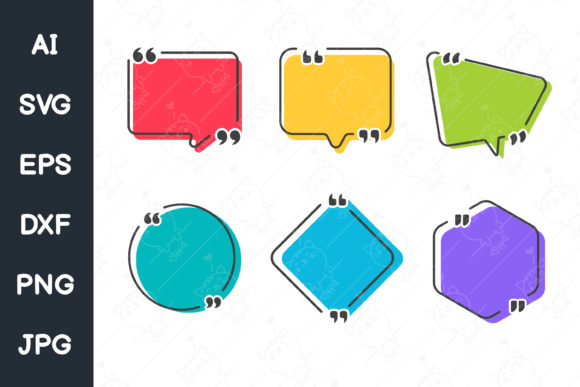 Quote Box Frame Graphics