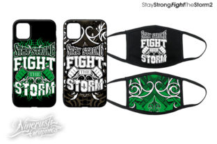 Stay Strong Fight the Storm 2 Quote Graphics
