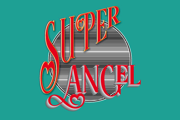Super Angel Quote Vector Design